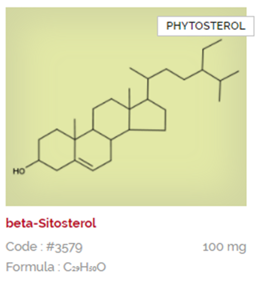 beta sitosterol Botanical Reference Materials